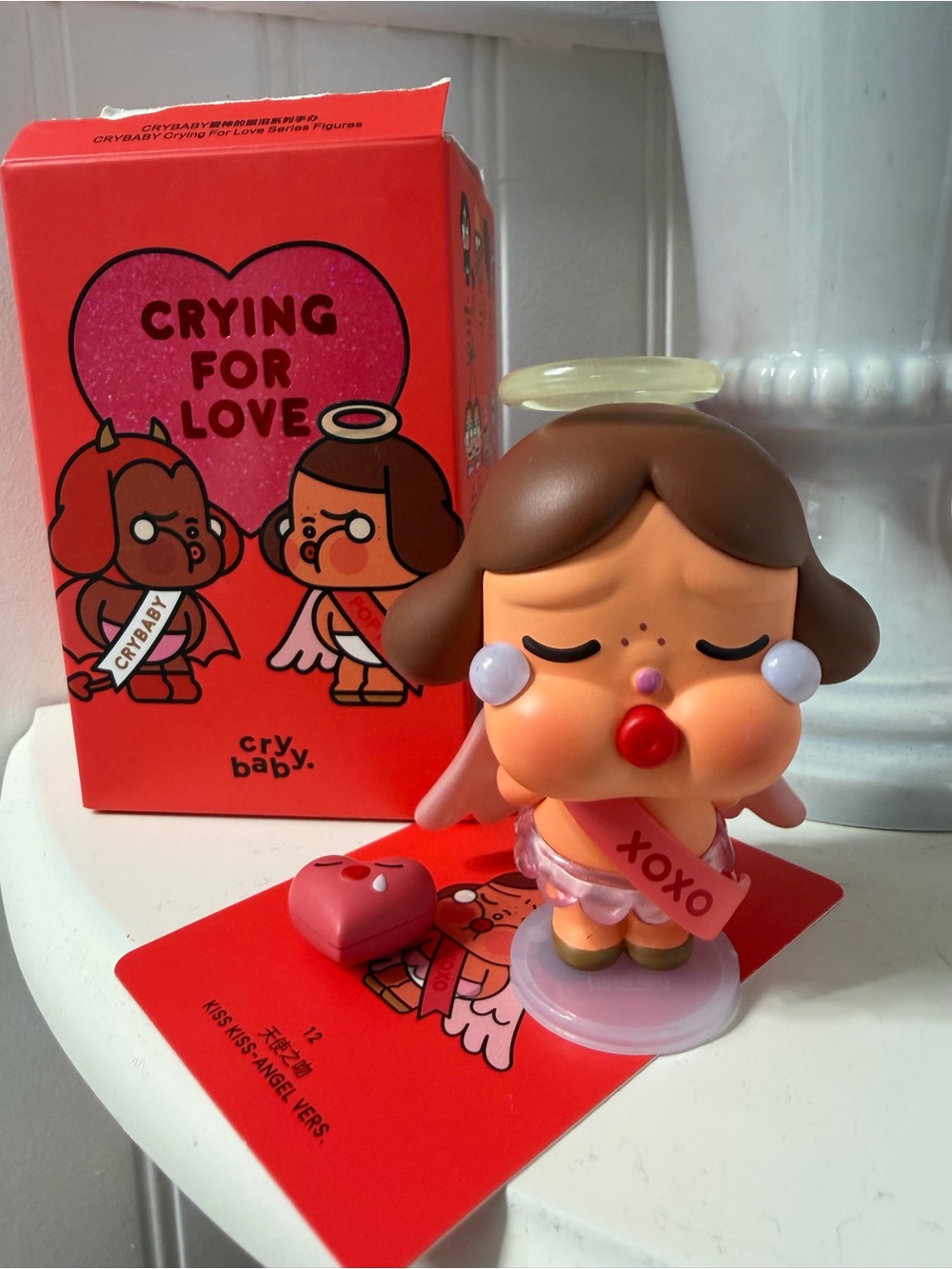 Crybaby Crying For Love Kiss Kiss Collectible Figure - Pop Mart